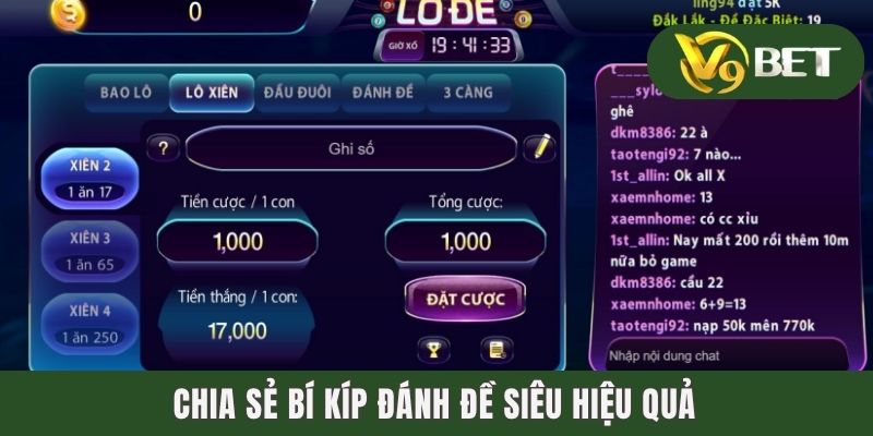 Chia sẻ bí kíp đánh đề siêu hiệu quả