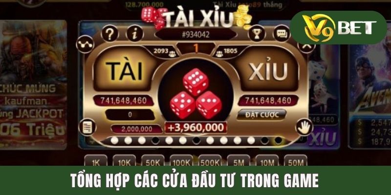 Tổng hợp các cửa đầu tư trong game